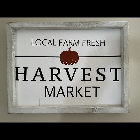 Handmade Rustic Fall Sign - Picture 1 of 6